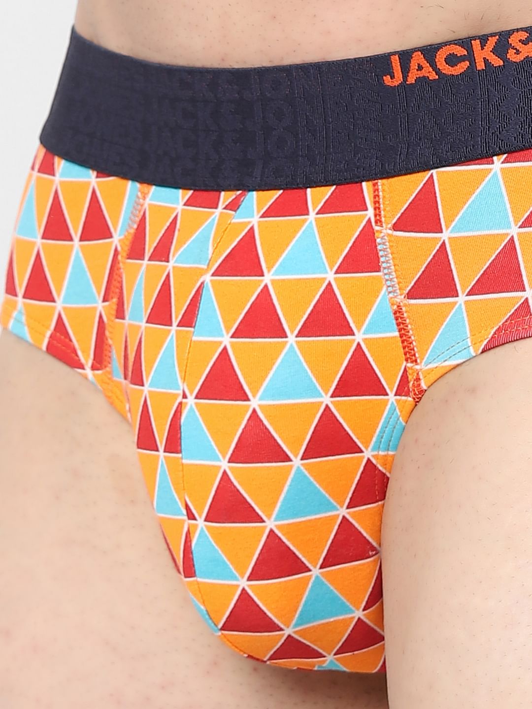 Orange Printed Briefs
