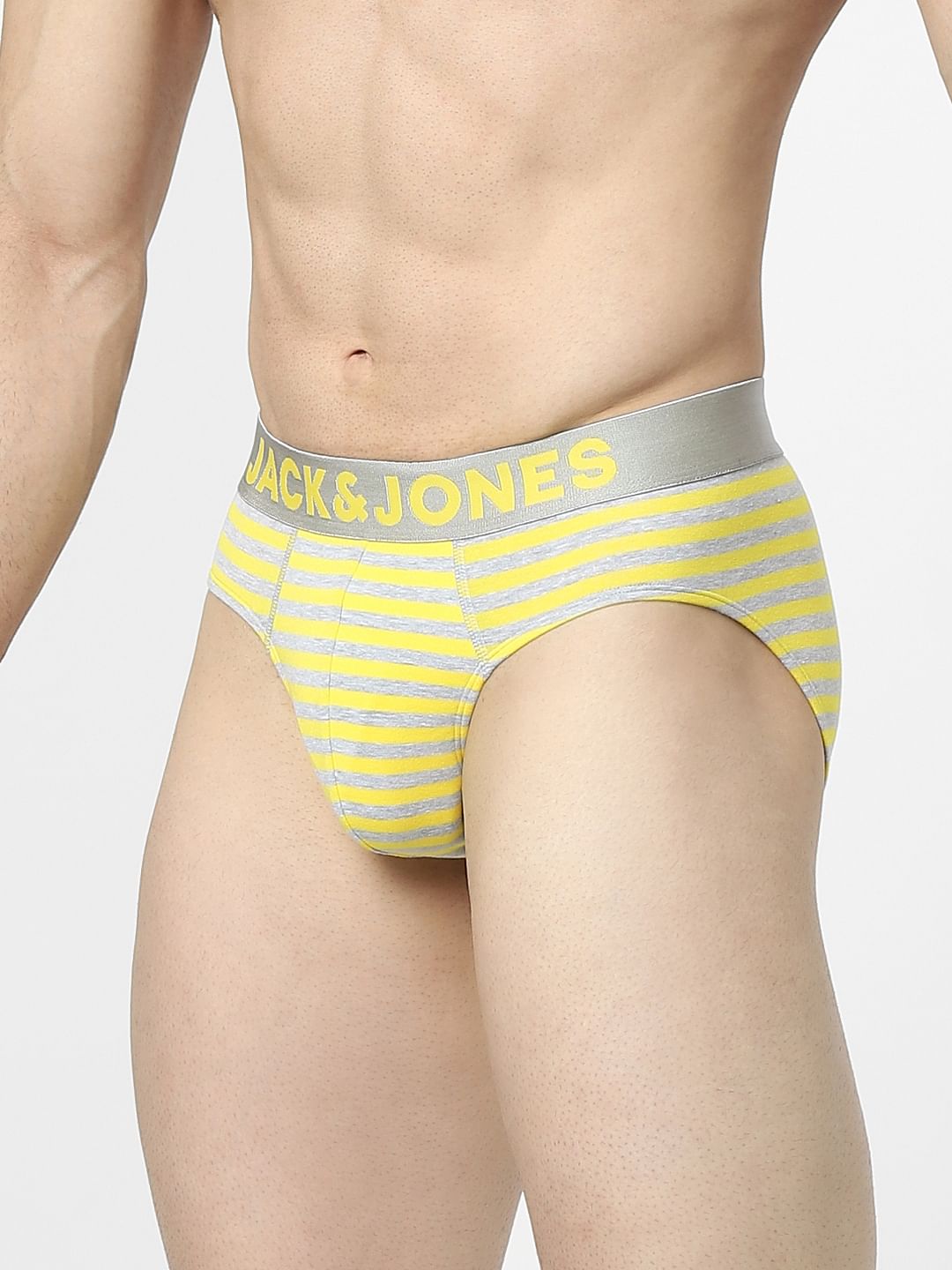 Yellow Striped Briefs
