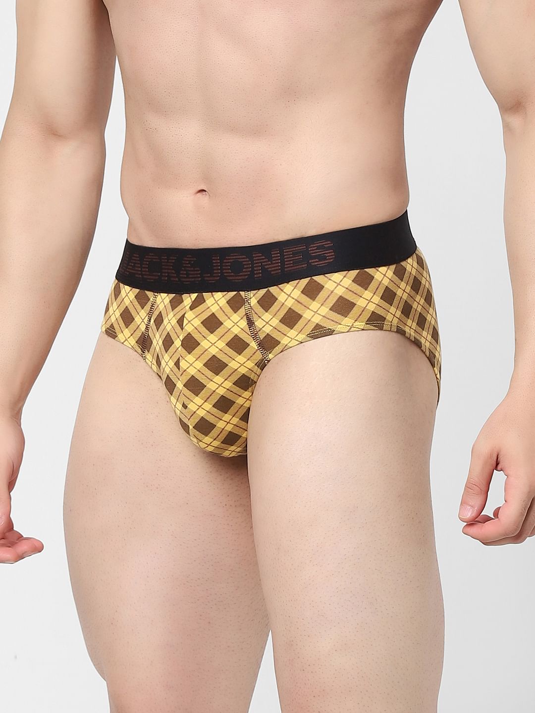 Yellow Check Briefs