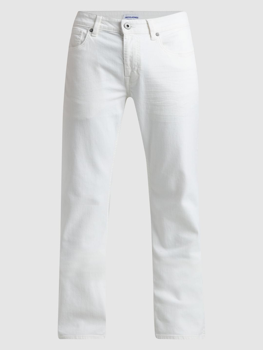 Low Rise Regular Fit Jeans - White