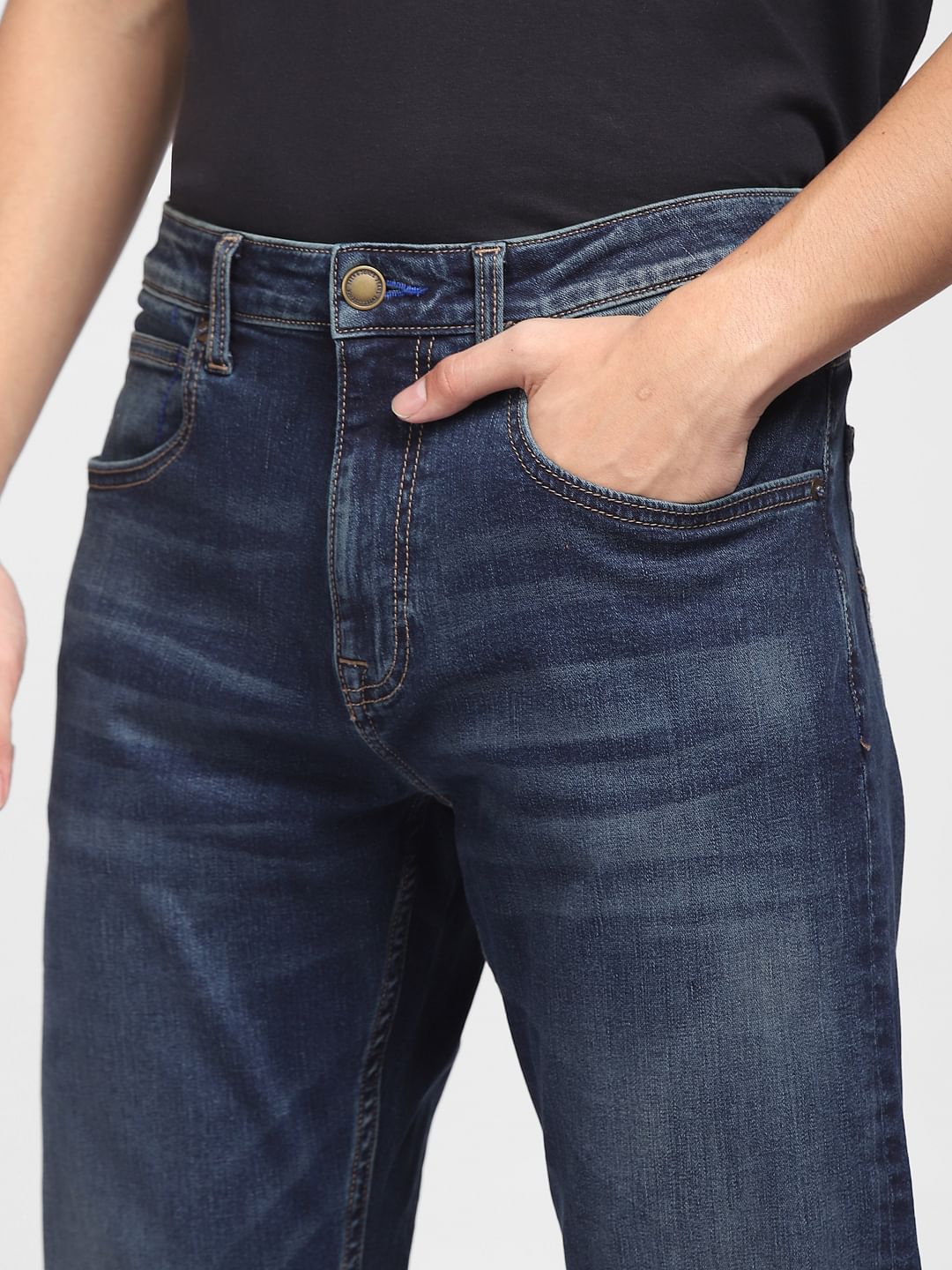 Dark Blue High Rise Ray Bootcut Jeans