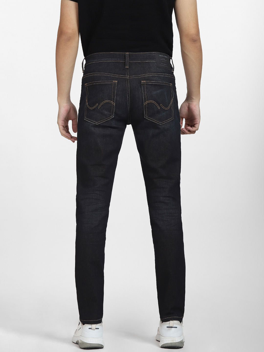 Dark Blue Low Rise Glenn Slim Fit Jeans