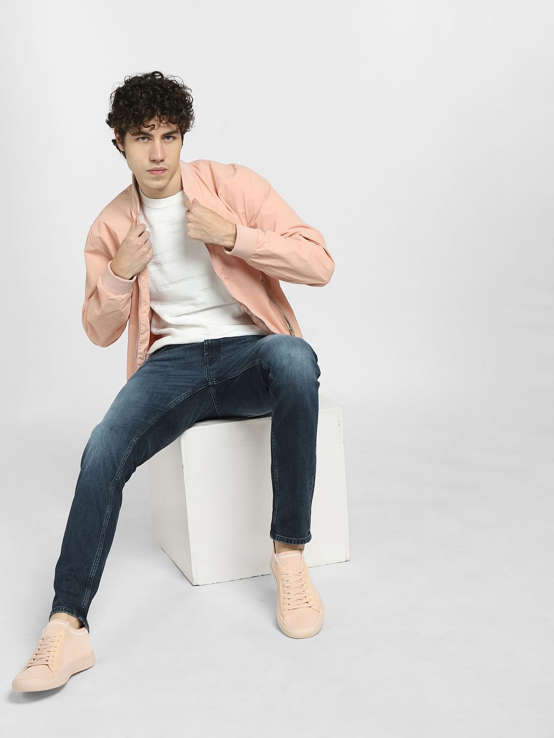 Dark Blue Low Rise Ben Skinny Jeans