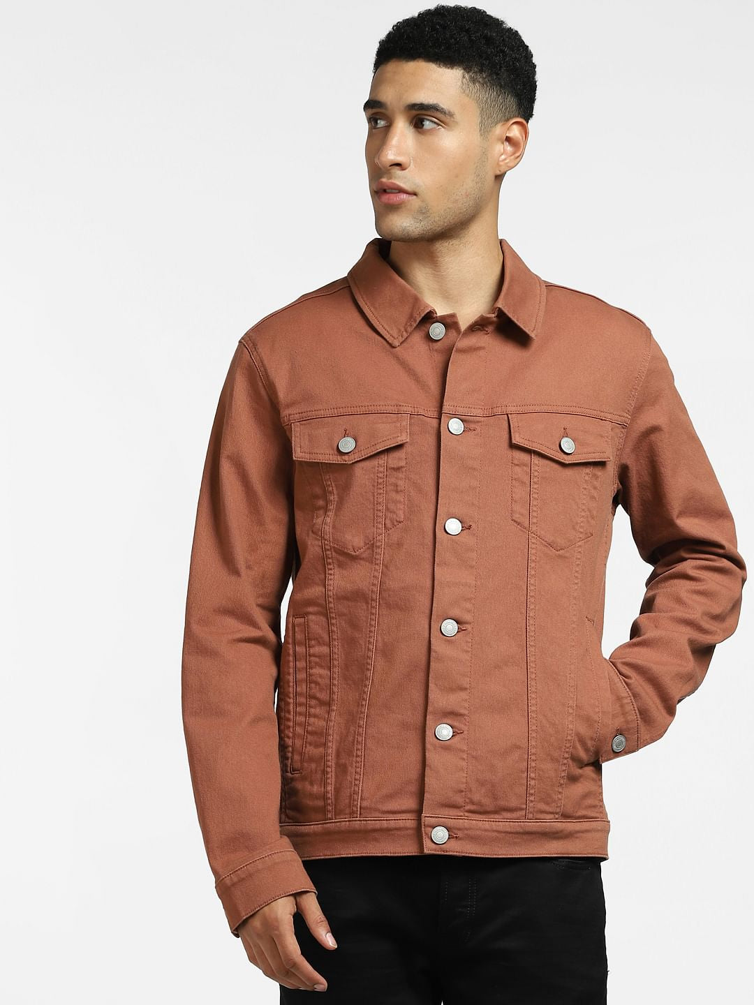 Brown Denim Jacket