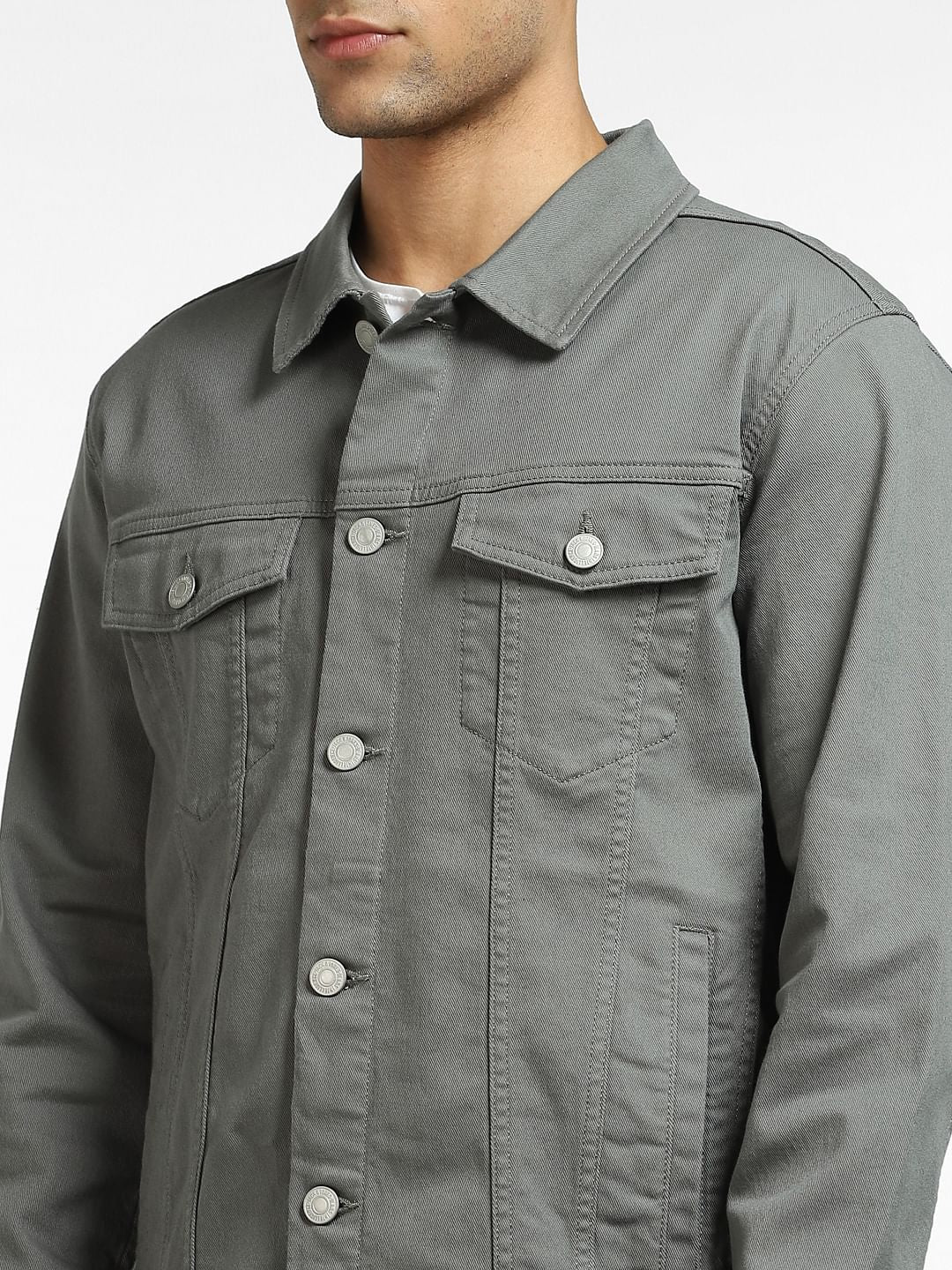 Grey Denim Jacket
