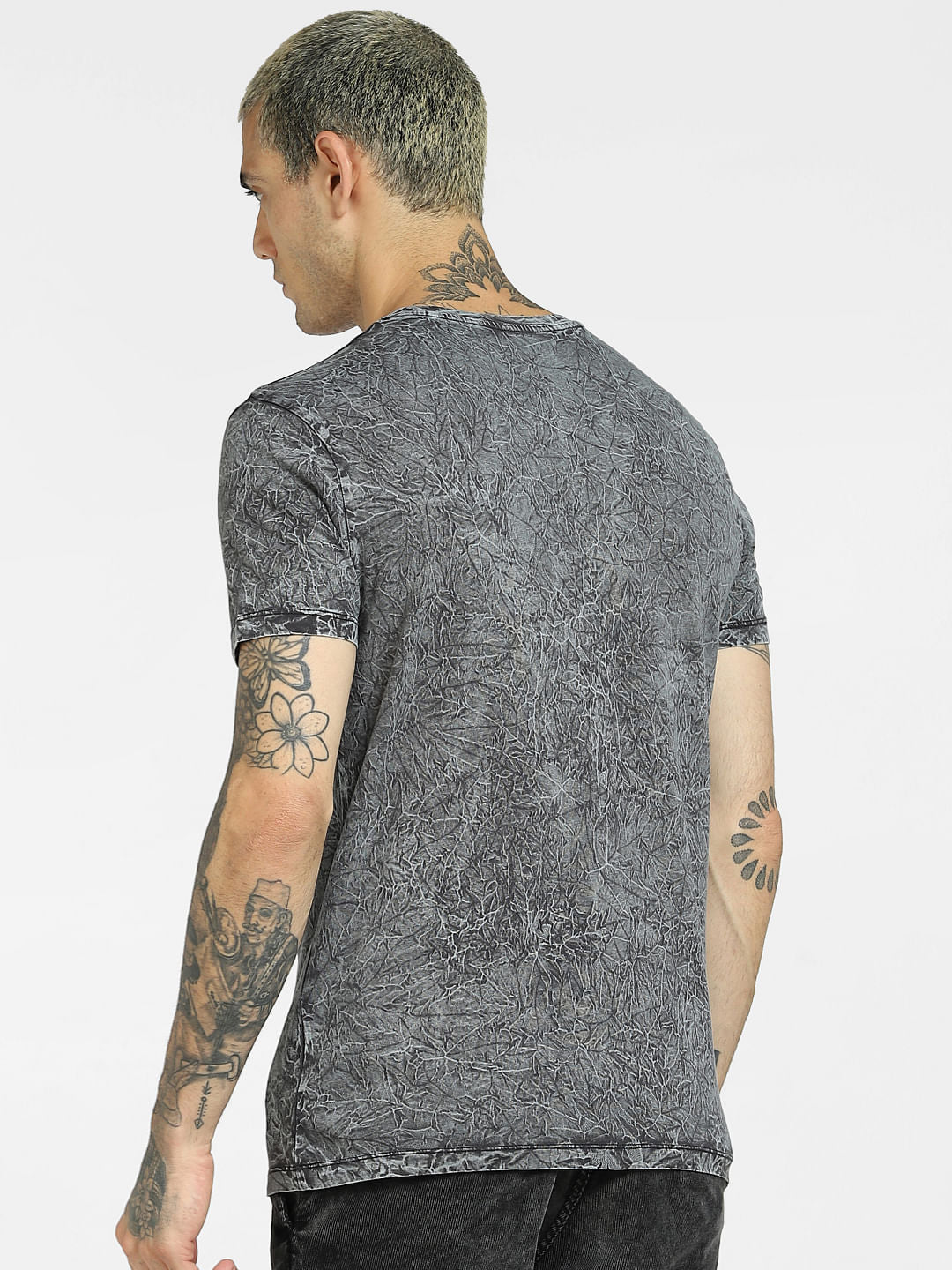 Black All Over Print T-shirt