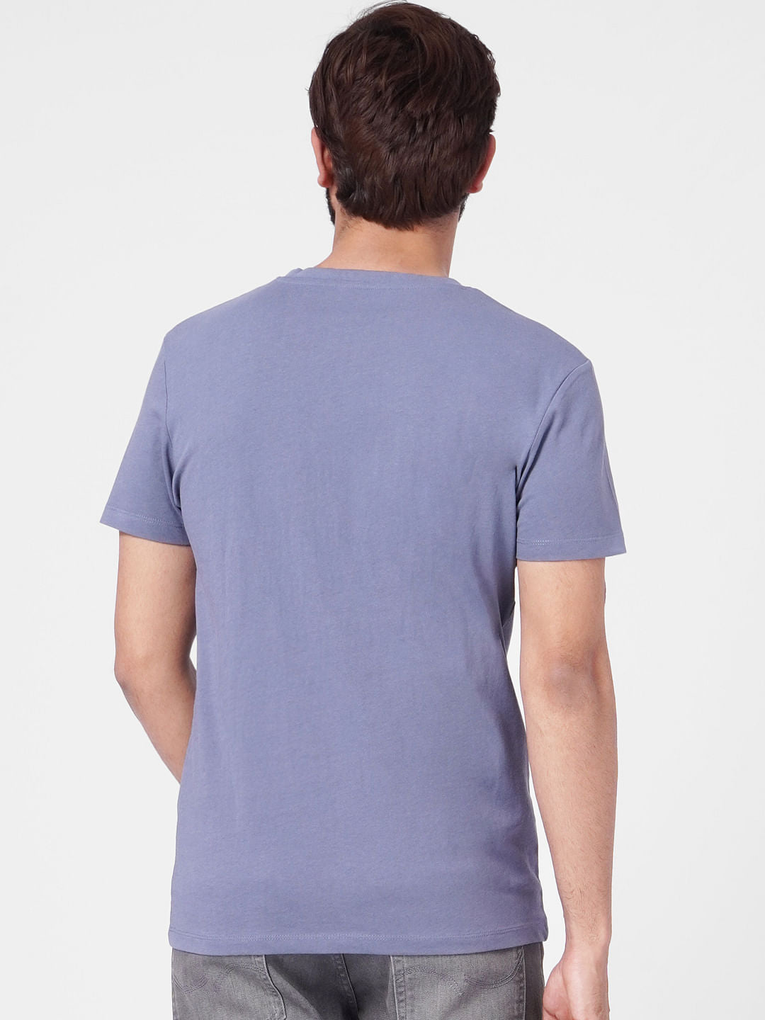 White Graphic Print Crew Neck T-shirt