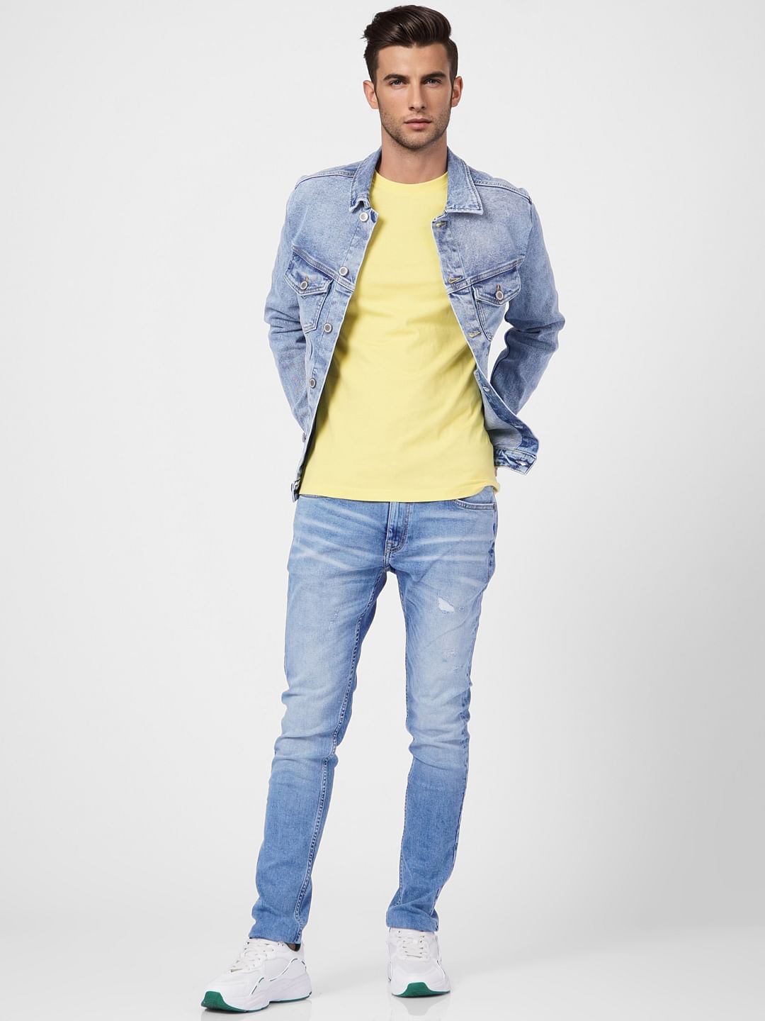 Yellow Crew Neck T-shirt