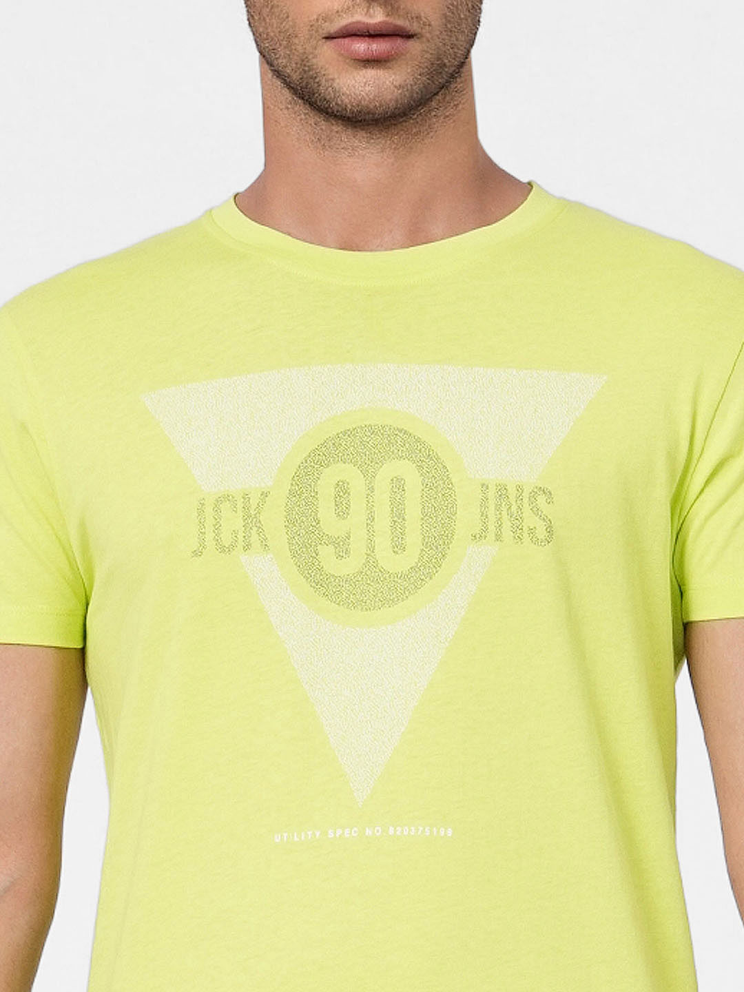 Lime Green Green Graphic Print T-shirt