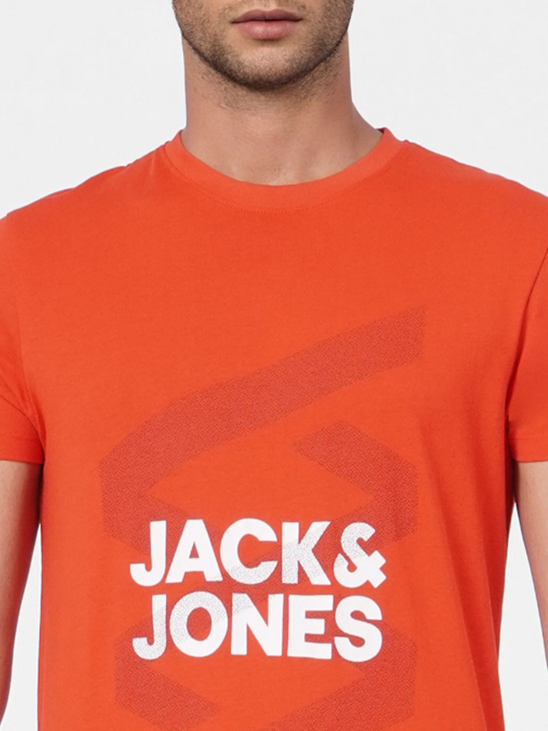 Red Graphic Print Crew Neck T-shirt