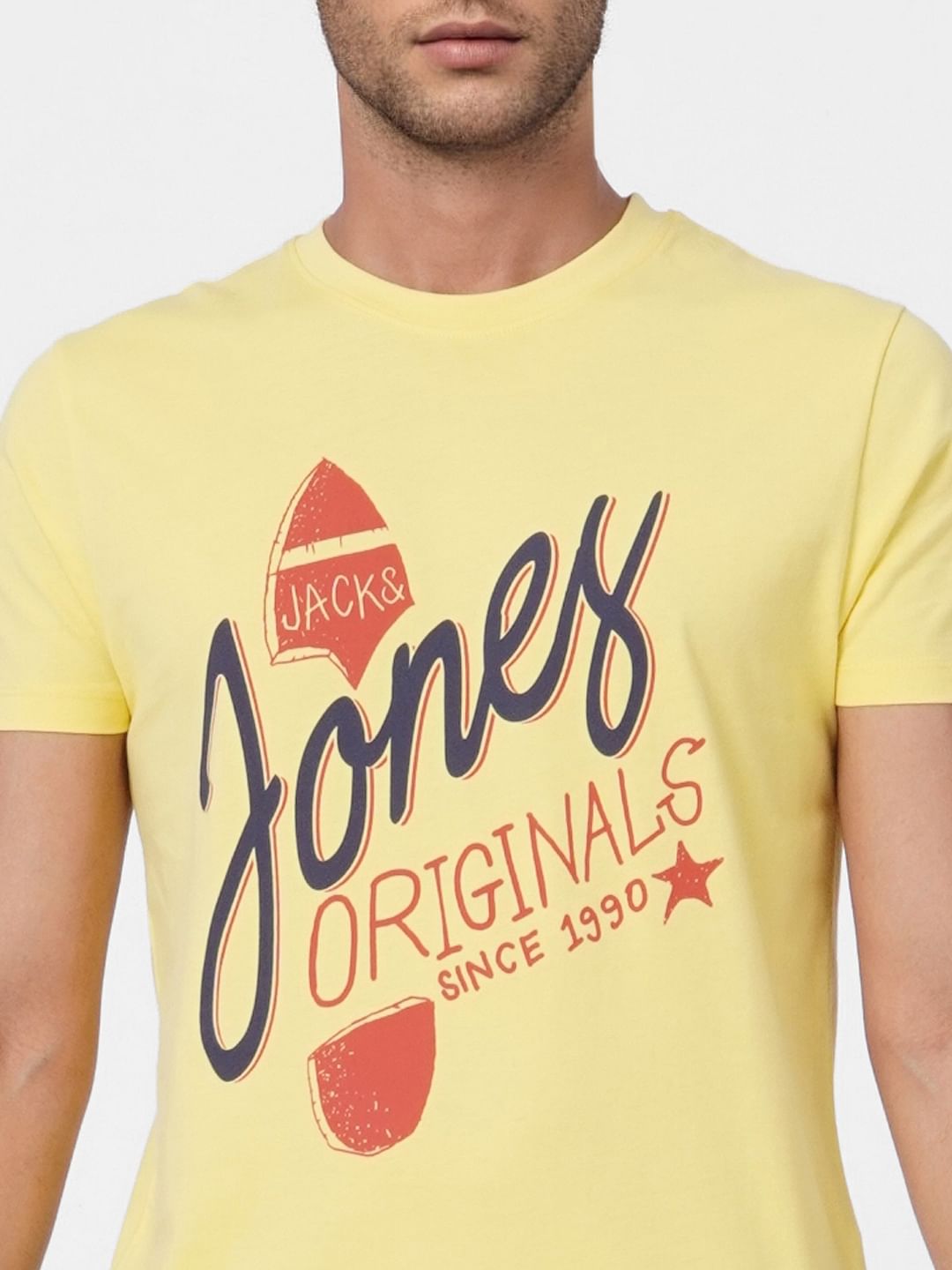 Yellow Graphic Print T-shirt