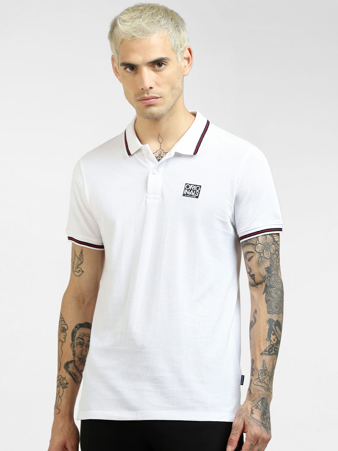 White Polo T-shirt