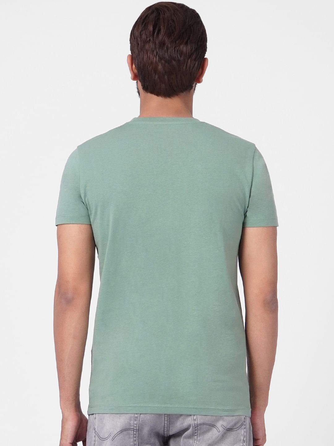 Green Crew Neck T-shirt