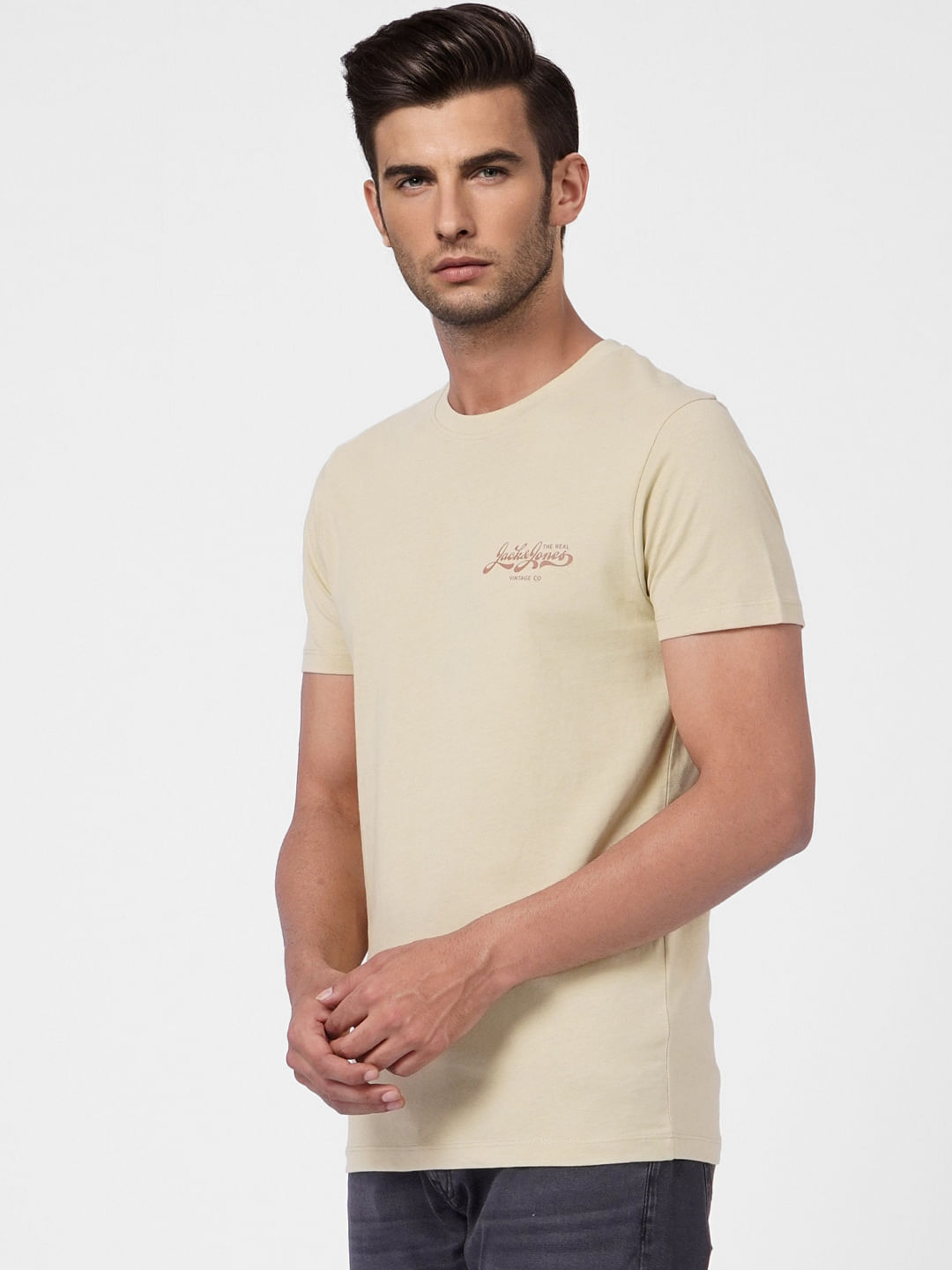 Light Green Crew Neck T-shirt