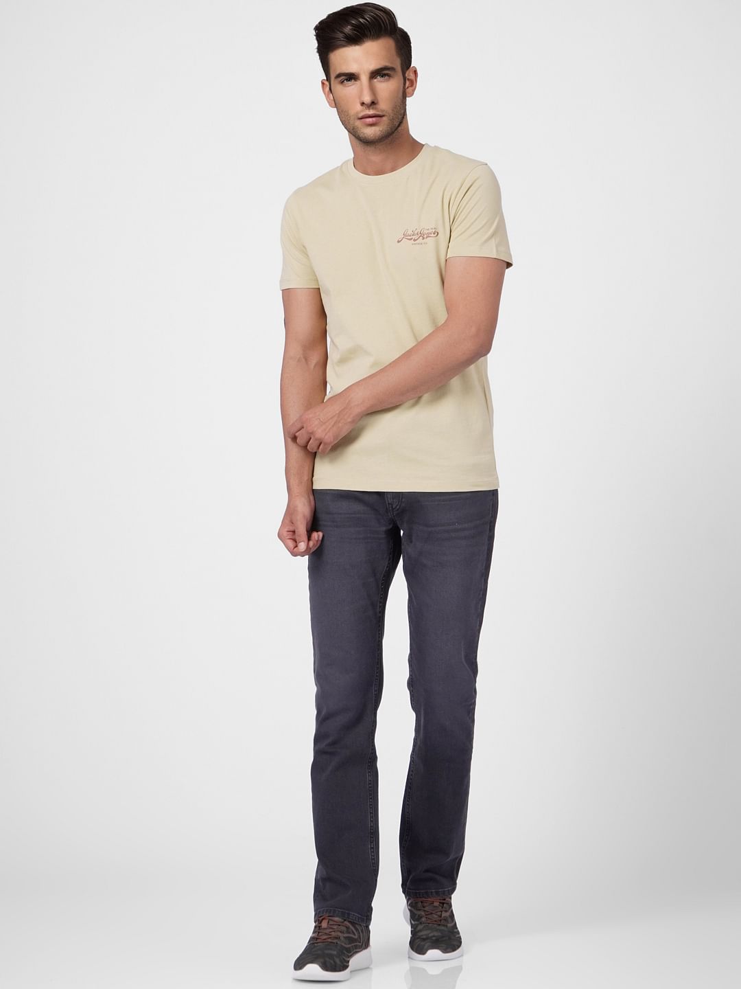 Light Green Crew Neck T-shirt