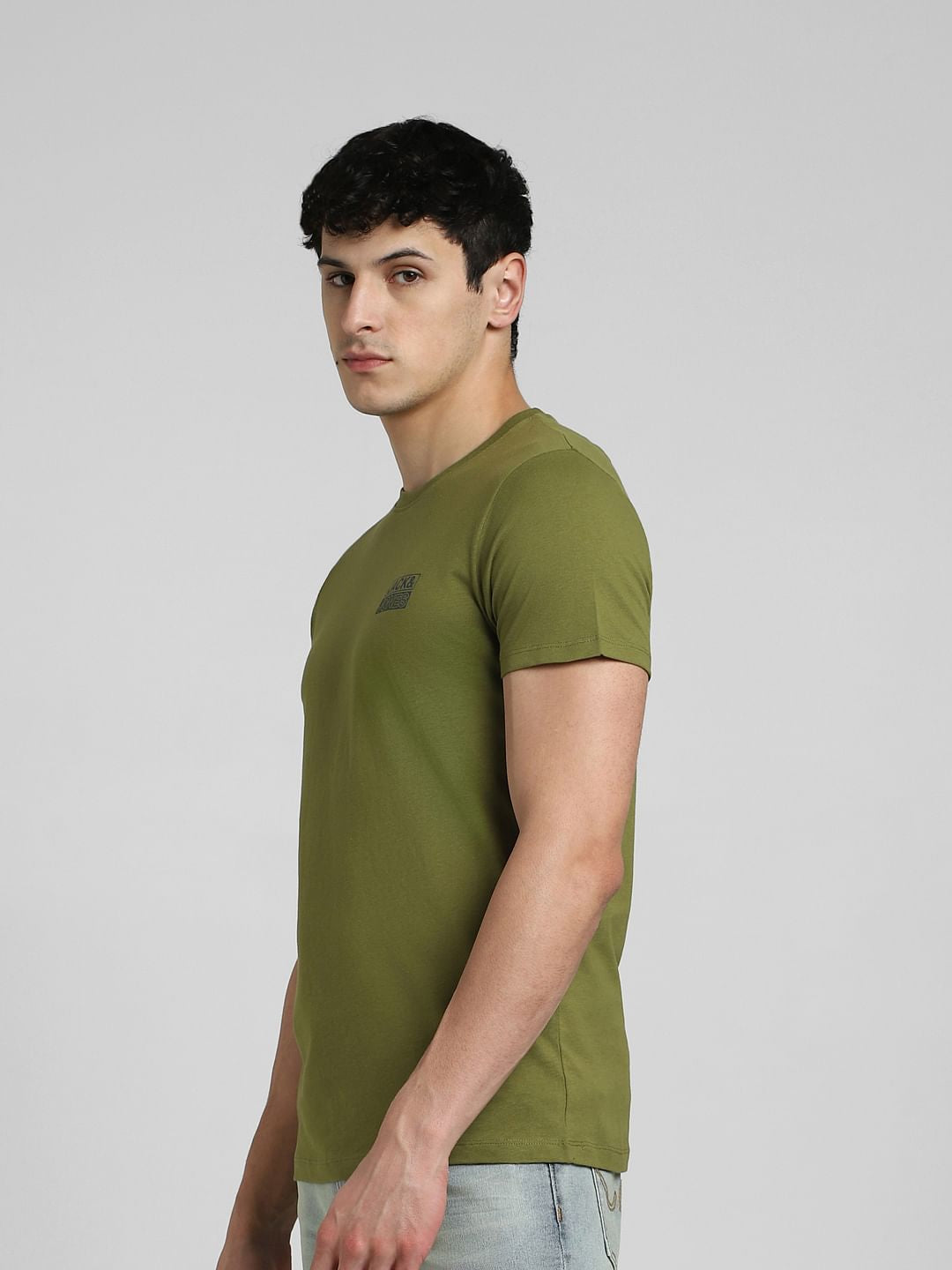 Green Crew Neck T-shirt