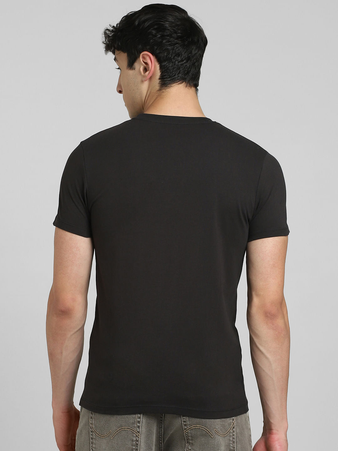 Black Crew Neck T-shirt