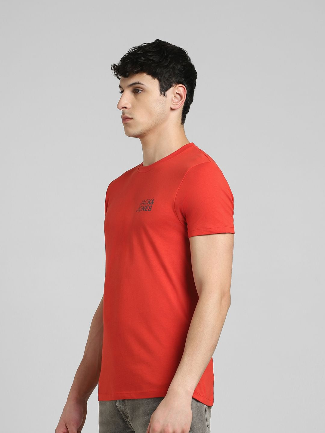 Red Crew Neck T-shirt