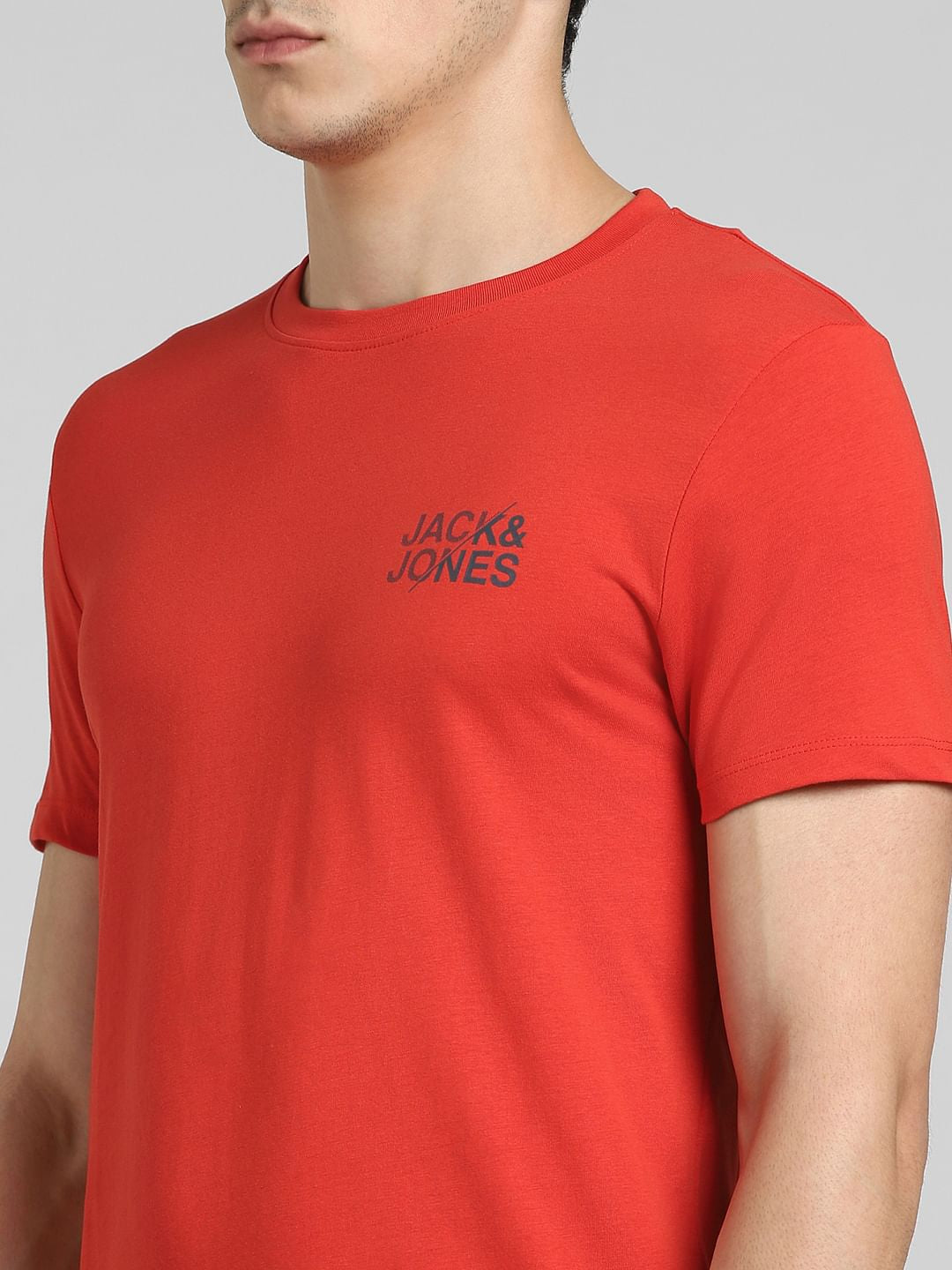 Red Crew Neck T-shirt
