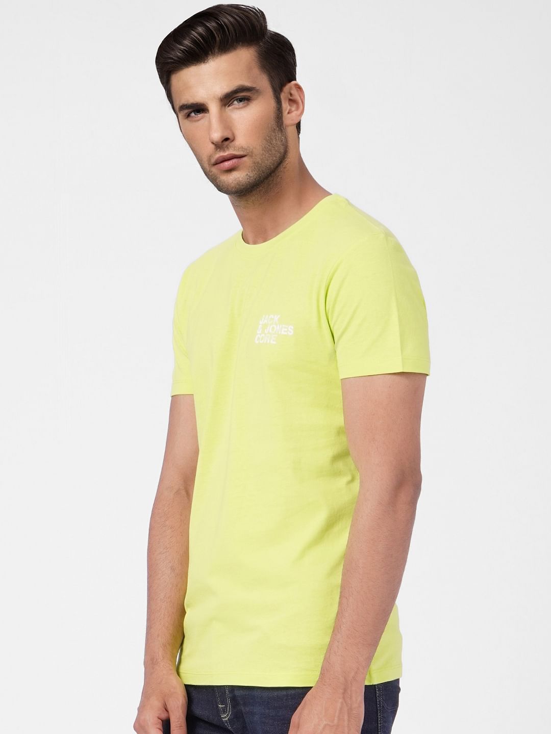 Lime Green Crew Neck T-shirt