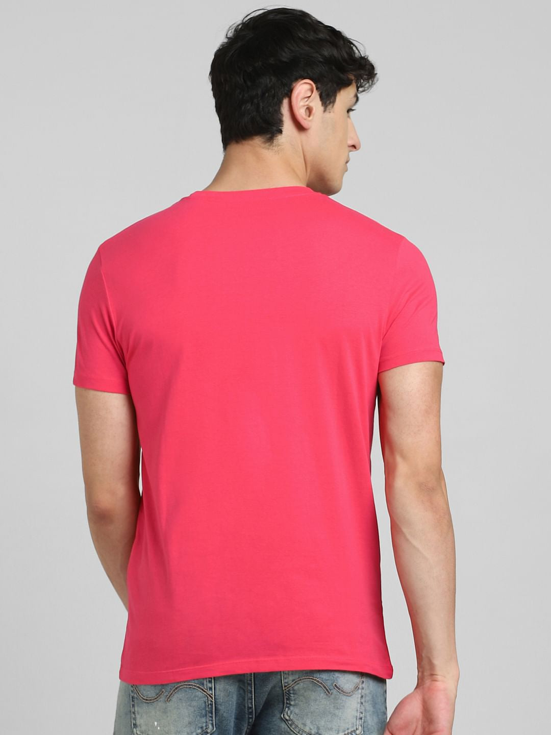 Pink Crew Neck T-shirt