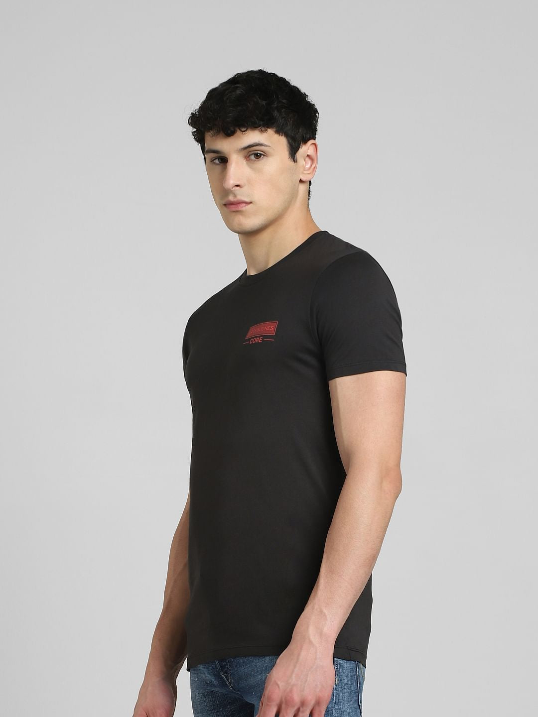 Black Crew Neck T-shirt