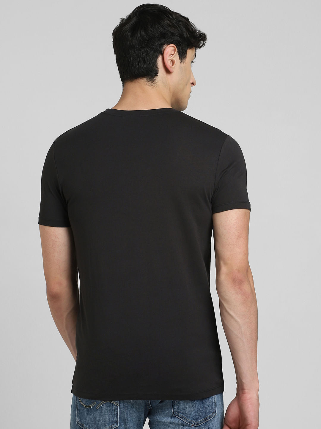 Black Crew Neck T-shirt