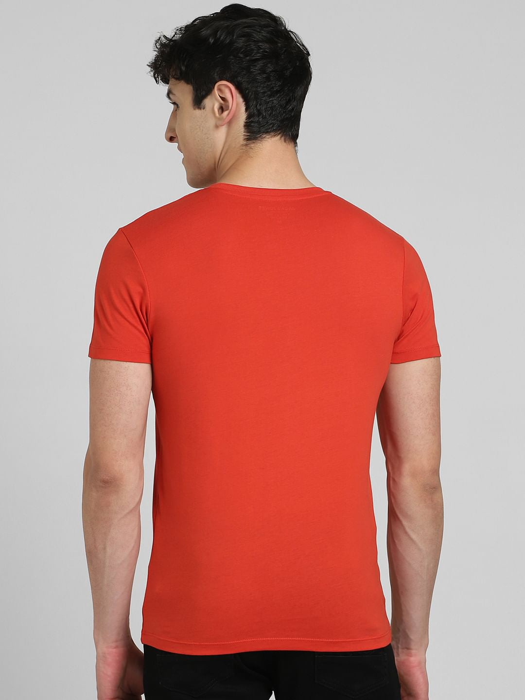 Red Crew Neck T-shirt