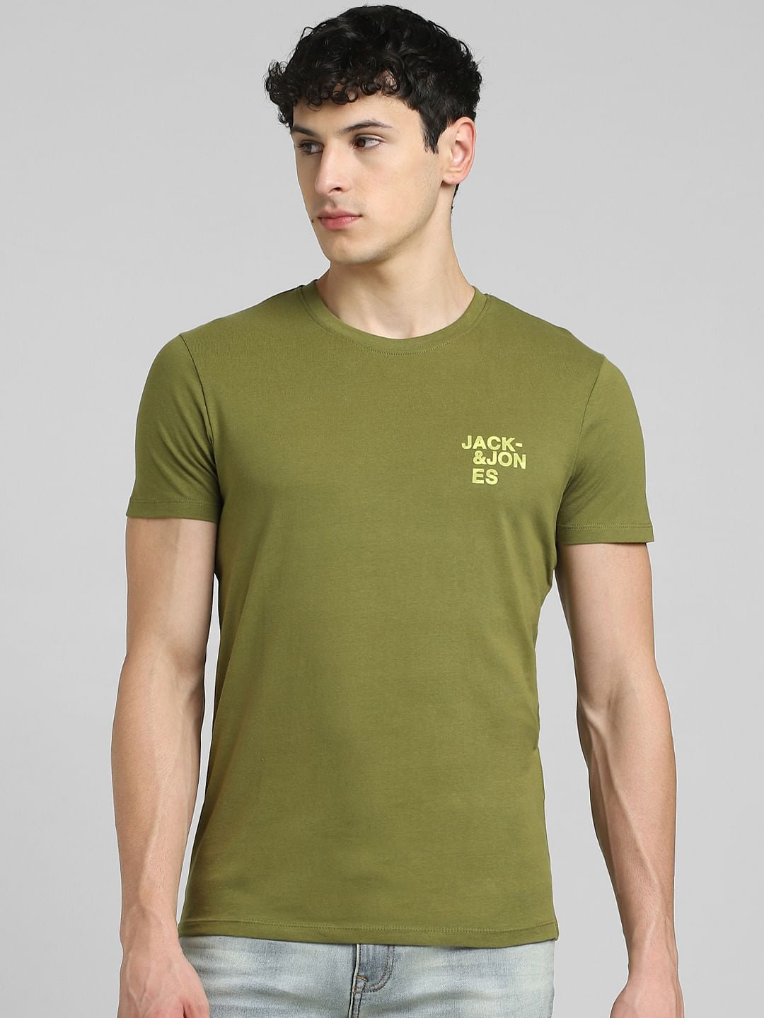 Green Crew Neck T-shirt