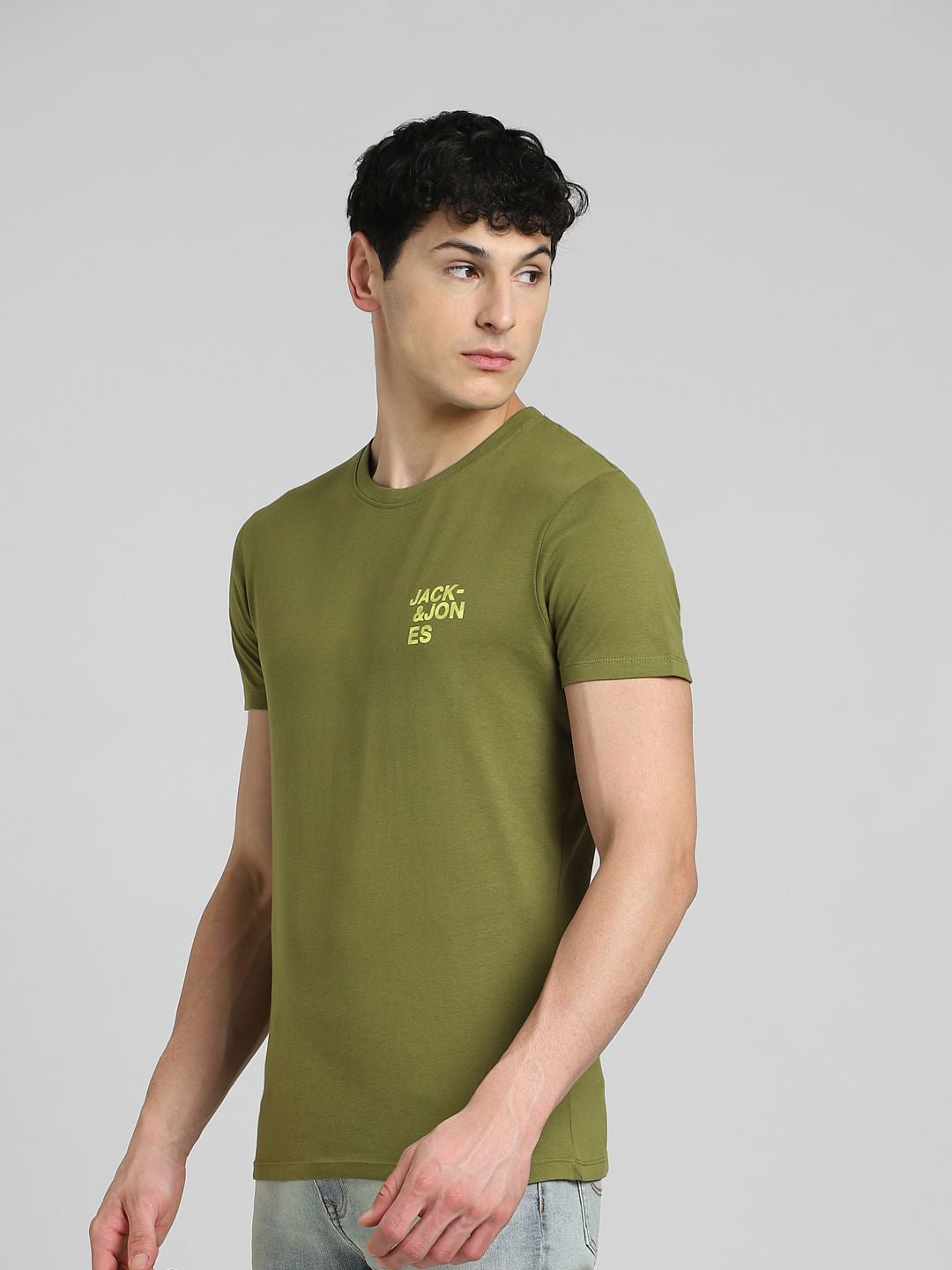 Green Crew Neck T-shirt