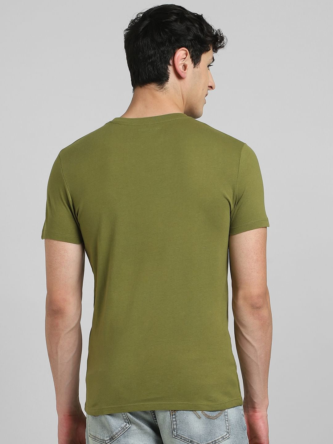 Green Crew Neck T-shirt