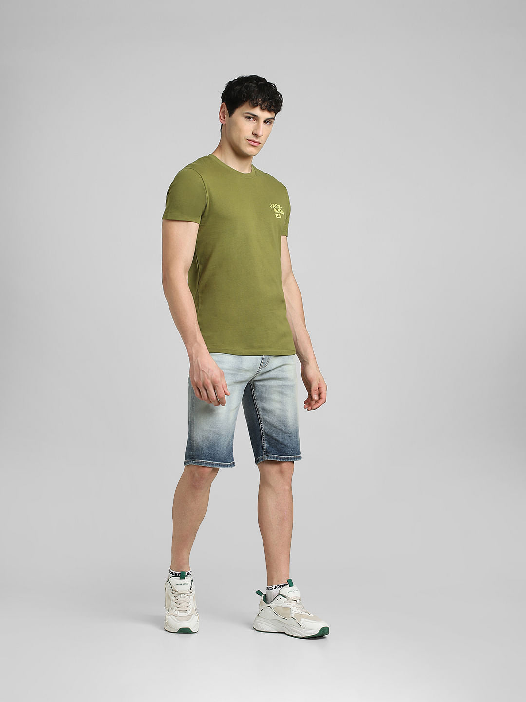 Green Crew Neck T-shirt