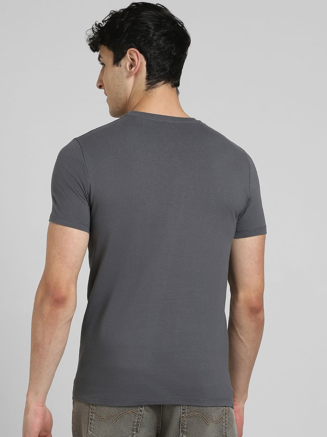 Grey Crew Neck T-shirt