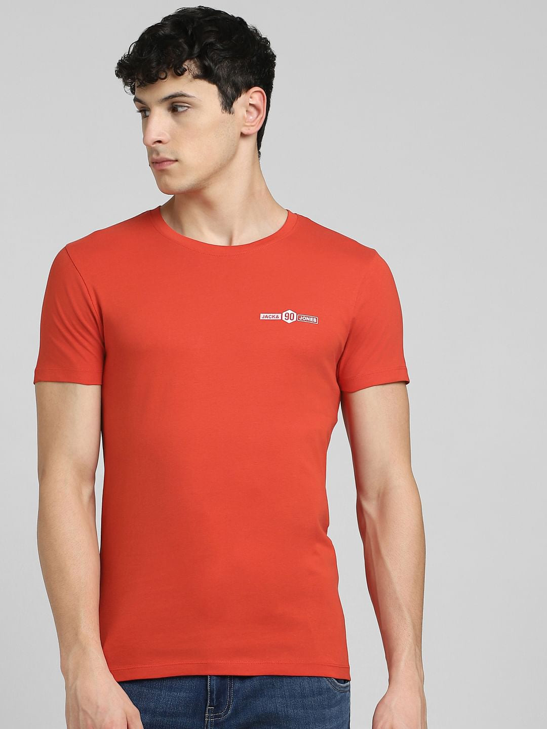 Red Crew Neck T-shirt