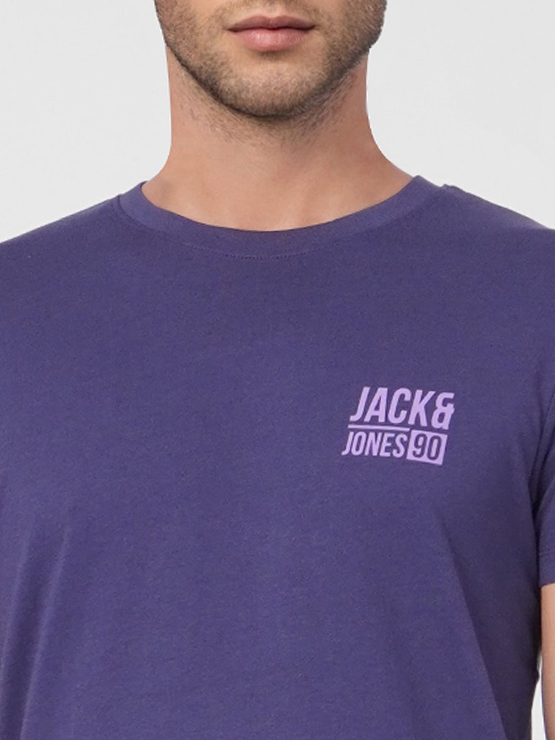 Dark Blue Vertical Stripe T-shirt