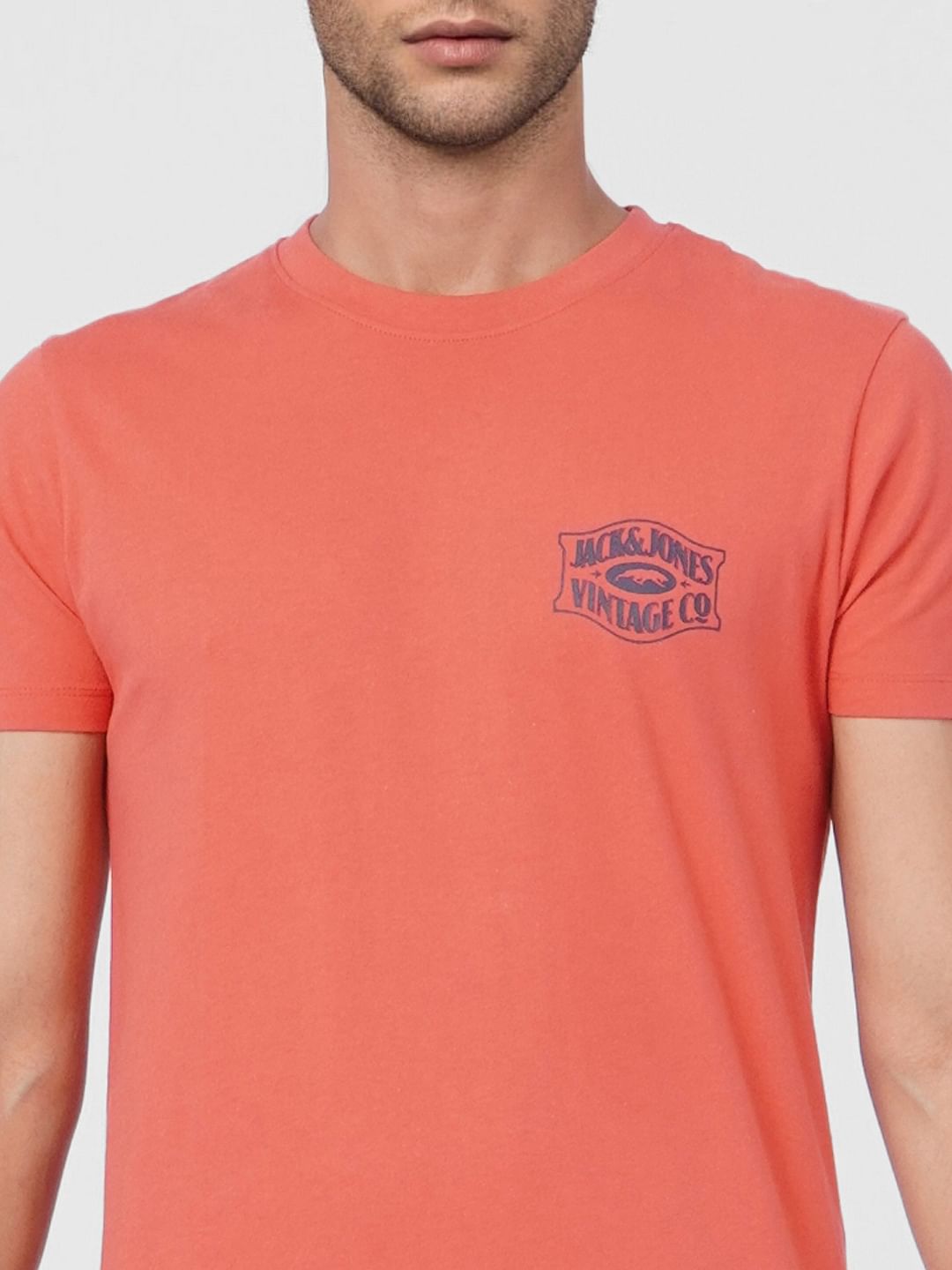 Red Crew Neck T-shirt