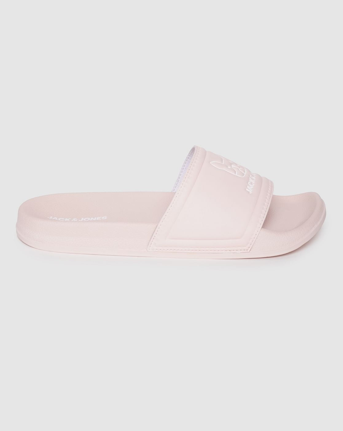 Pink Graphic Print Sliders