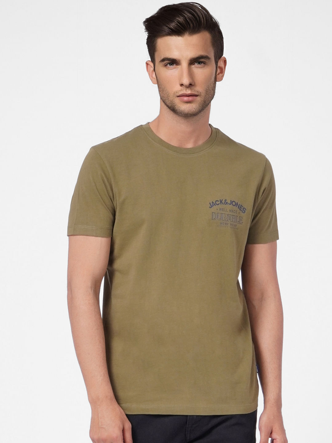 Green Plain Coloured Top