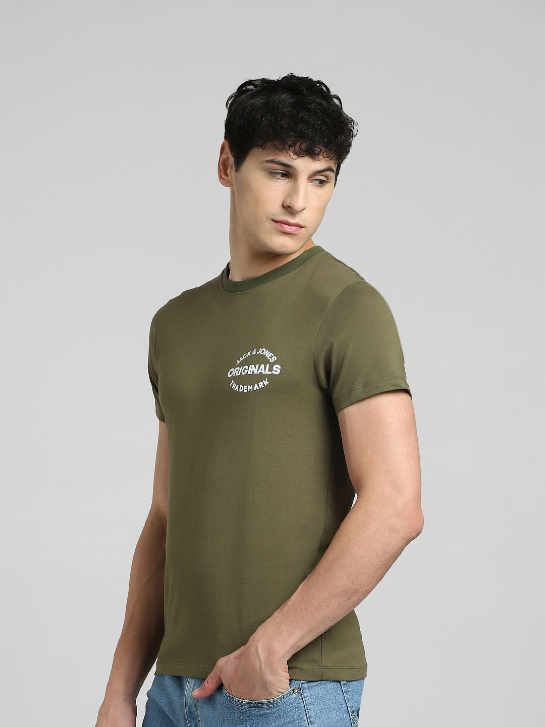 Green Plain Coloured Top