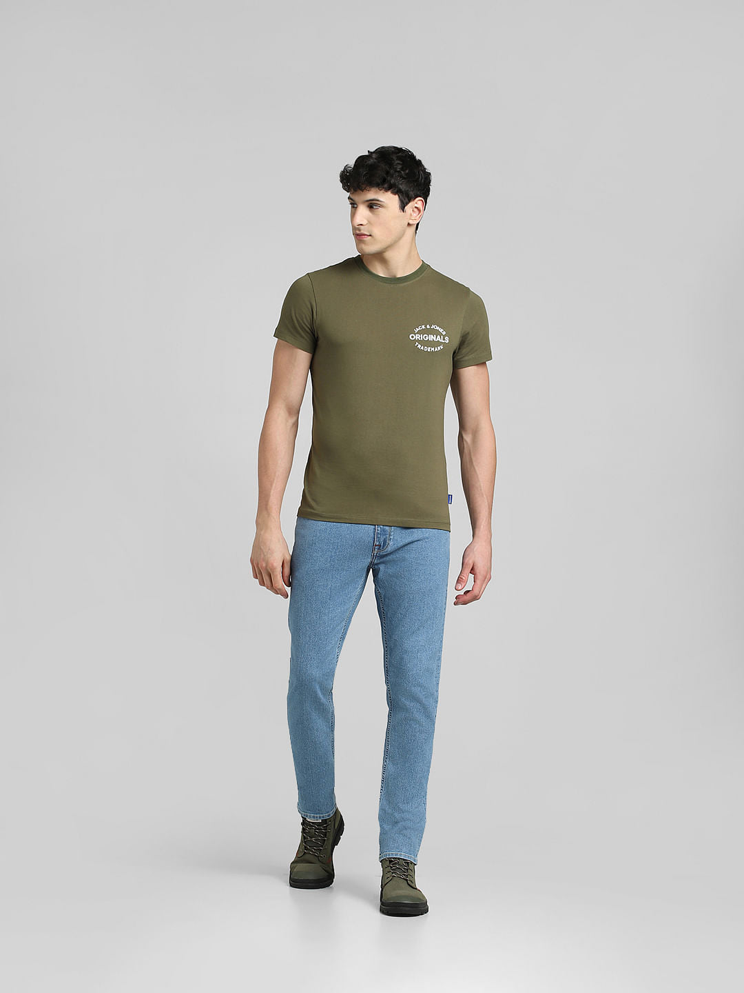 Green Plain Coloured Top