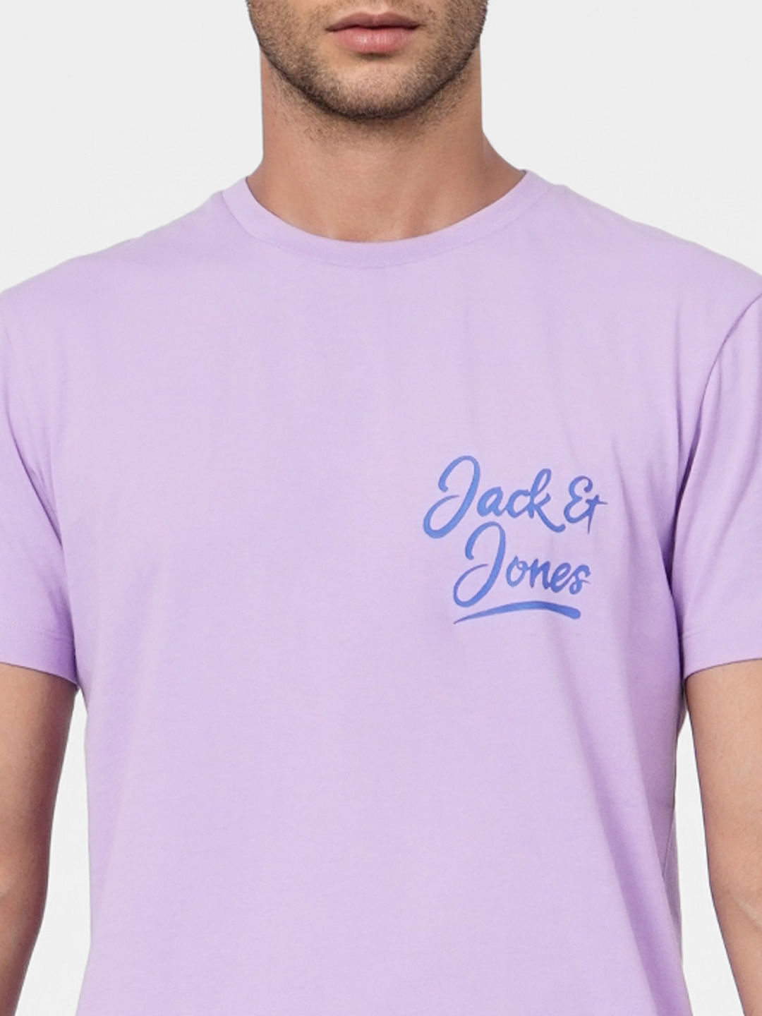 Purple Crew Neck T-shirt