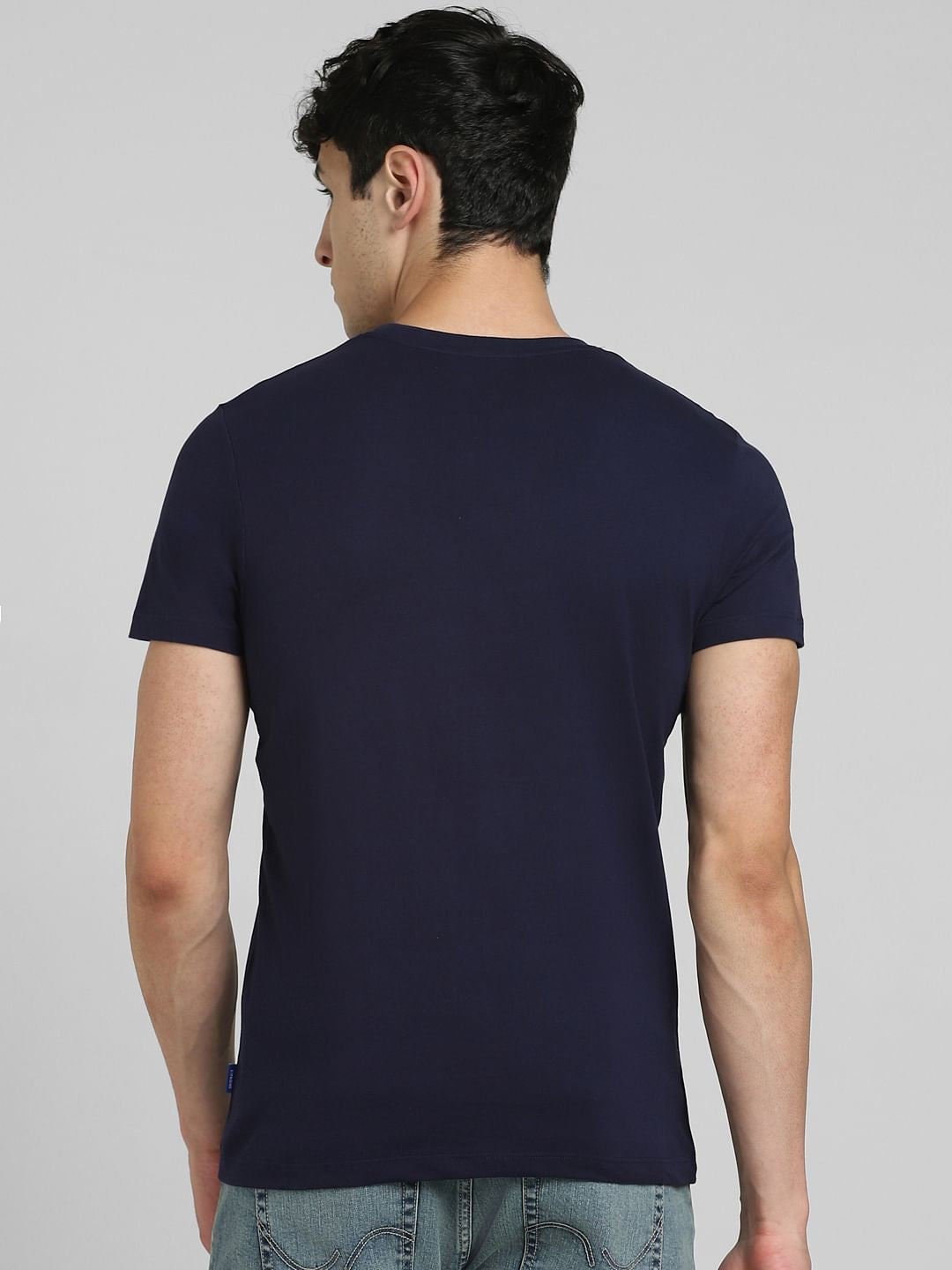 Blue Plain Coloured Top