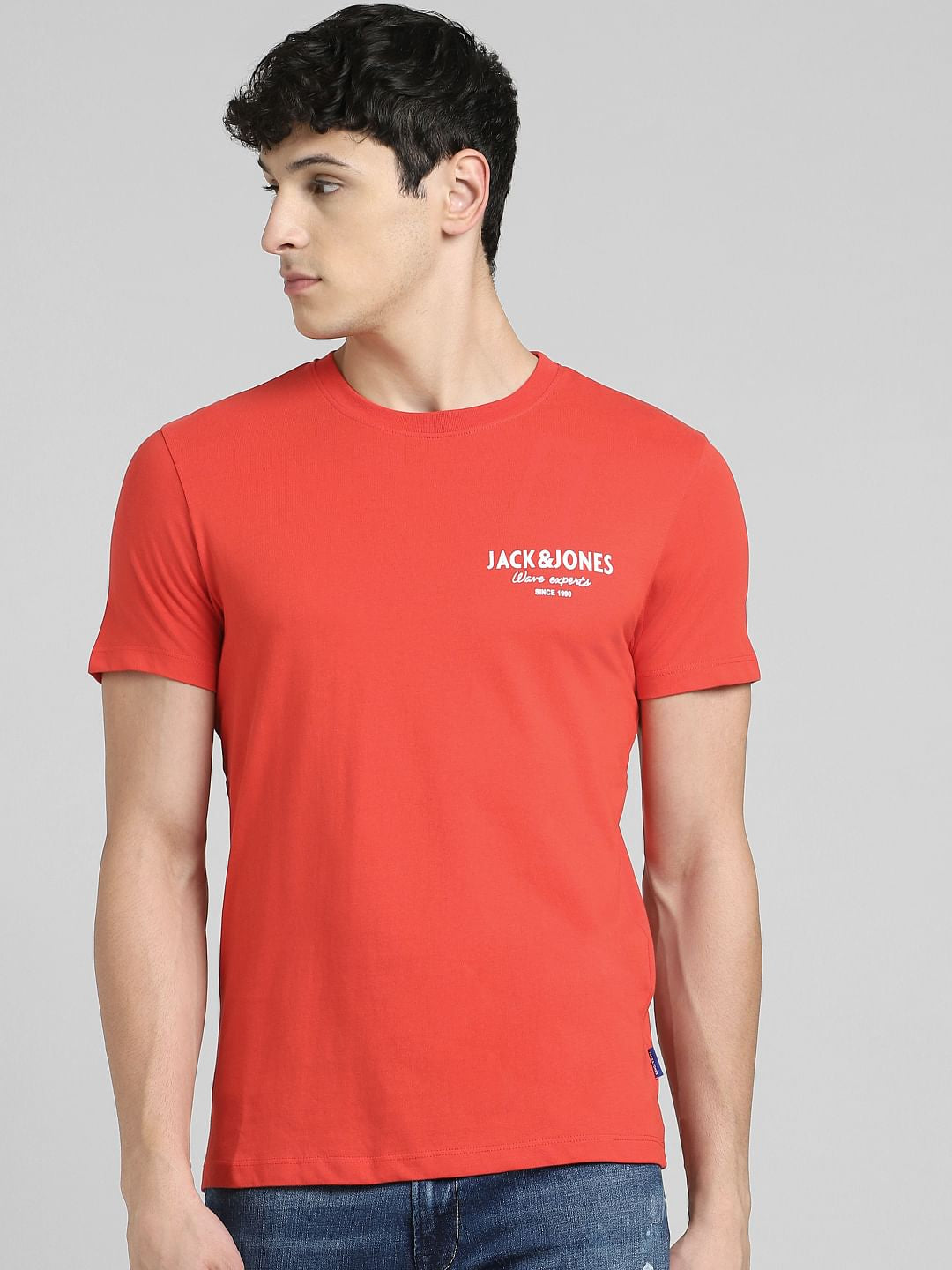 Red Plain Coloured Top