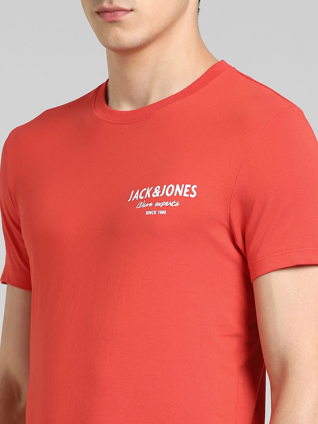 Red Plain Coloured Top