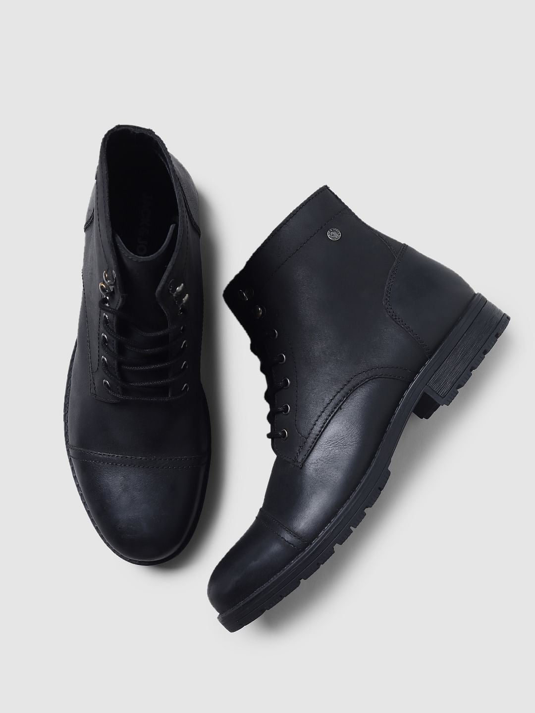Black Leather Boots