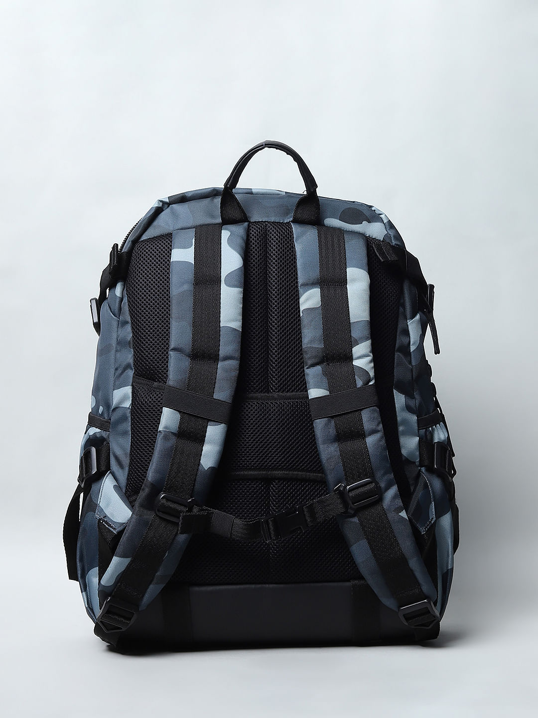 Grey Camo Print Utility Backpack