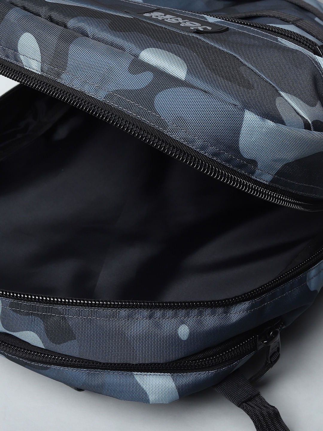 Grey Camo Print Utility Backpack