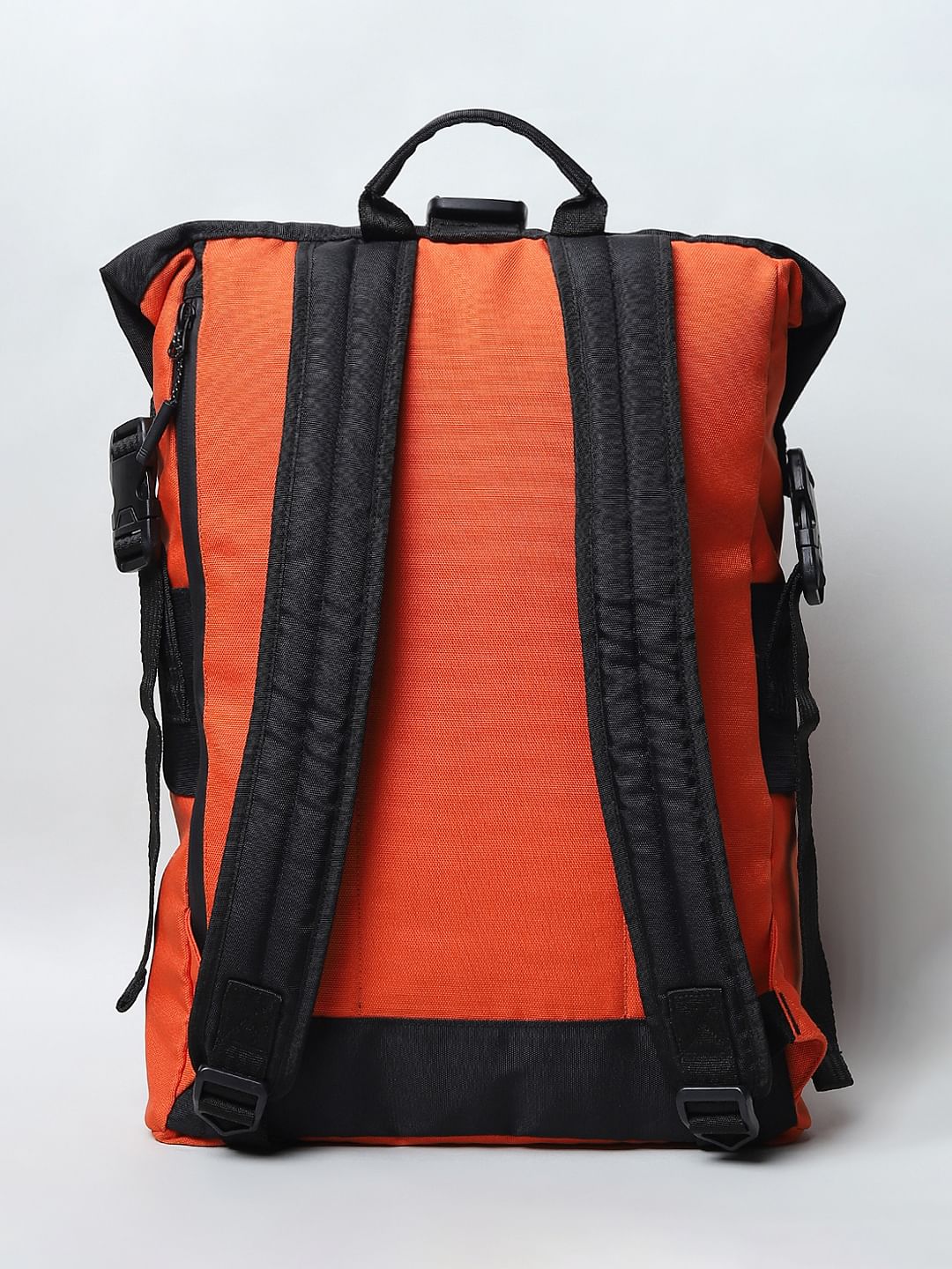 Orange Roll Up Backpack