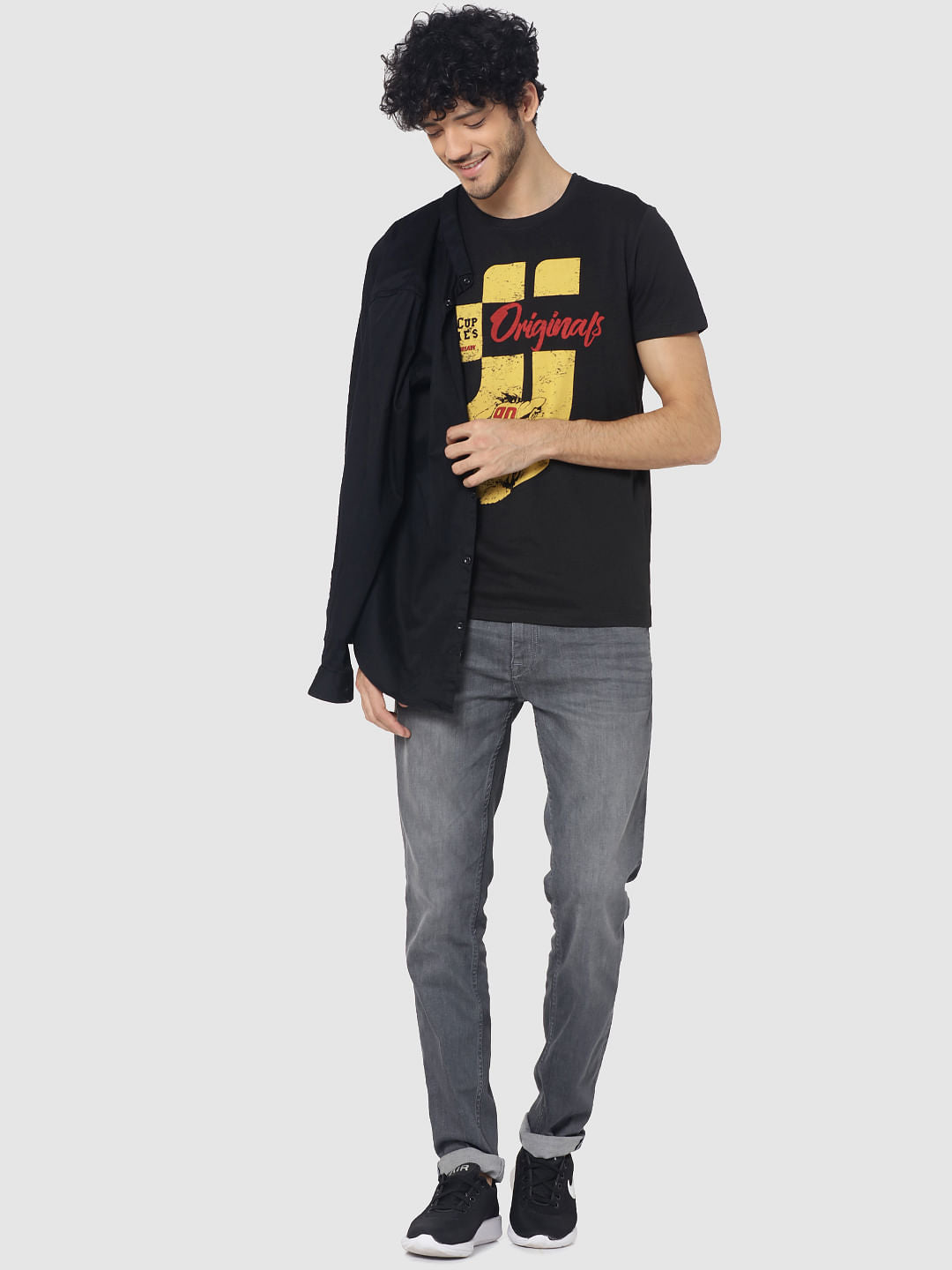 Grey Low Rise Ben Skinny Jeans