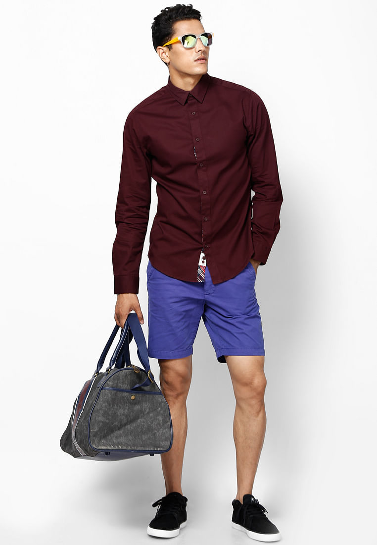 Solid Port Royale Casual Shirt